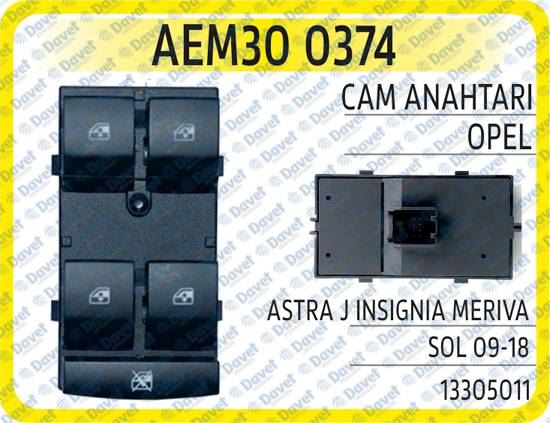 AEM 300374 Cam Anahtari Astra J Insignia Meriva Sol 09-1